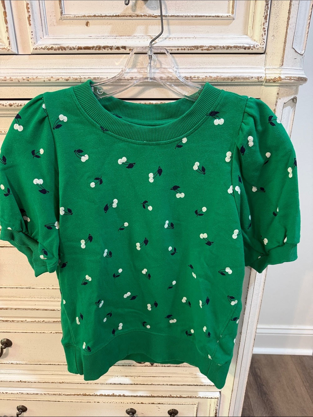Anthropologie Maeve Puff Sleeve Sweatshirt Sz XS